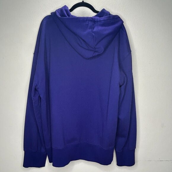 Valentino Purple Oversize Long Sleeve Hoodie Pocket VLTN - Picture 10 of 13